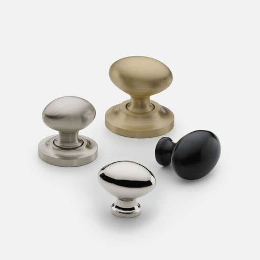 Classic Design Oval Knobs